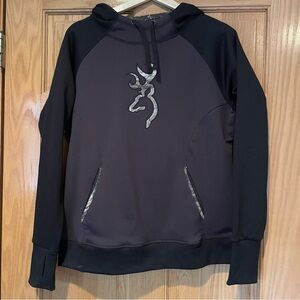 Browning Women’s Black Hoodie with Logo | Size Medium